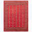 Tapis rouge foncé Finest Peshawar Bokhara 8 pi 0 po x 10 pi 2 po