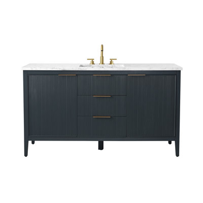 Bilroy 60" Pine Single Bathroom Vanity