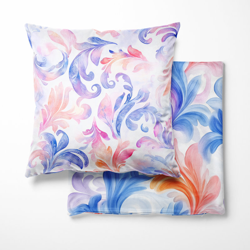 Coussin décoratif à motif cachemire 2 pièces Paisley Curl, H 18 po x l 18 po