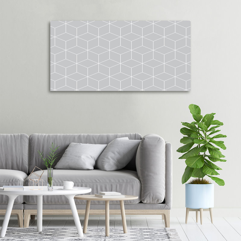 Geometric Background - Wrapped Canvas Print