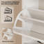 Rangement pour chaussures peu encombrant, organisateur de chaussures anti-basculement pour vestibule-1648450656