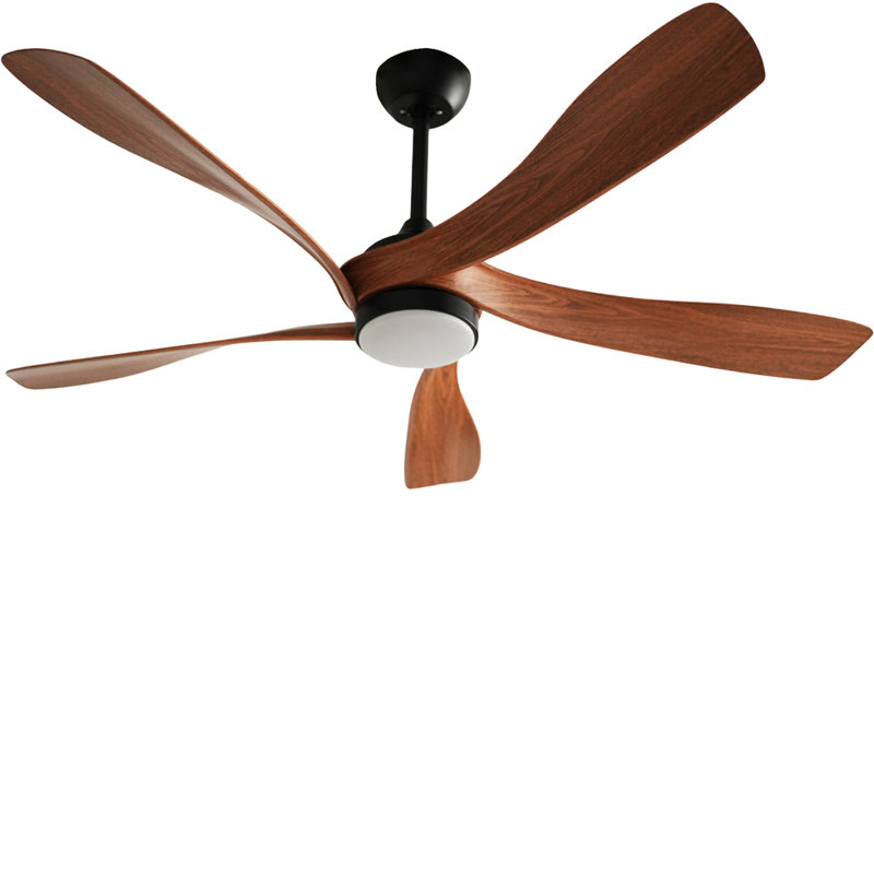 Sofucor 52 Inch Ceiling Fan with Light, Modern Propeller Ceiling Fan with Dimmable Memory LED - Quiet DC Motor, 6 Speeds 5000CFM, Timer, Reversible, for Living Room Bedroom, ETL/FCC
