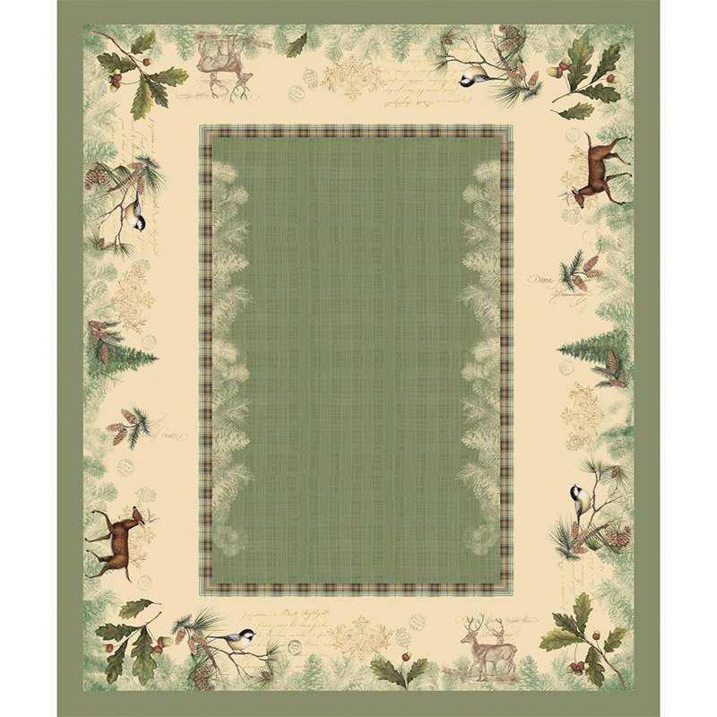 Nappe Woodland Forest, L 84 po x l 70 po