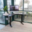Mount-it! Electric Height Adjustable Desk For Corners, Height Adjustment From 28.3" To 47.2"