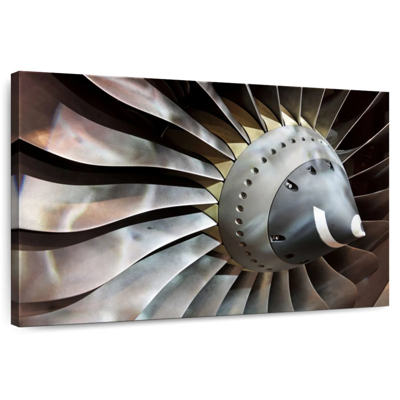 Mehar Aircraft Turbo Engine, 16" H x 24" W