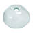 Bathroom Artistic Tempered Glass Vessel Bathroom Sink With Pop-Up Drain, Clear