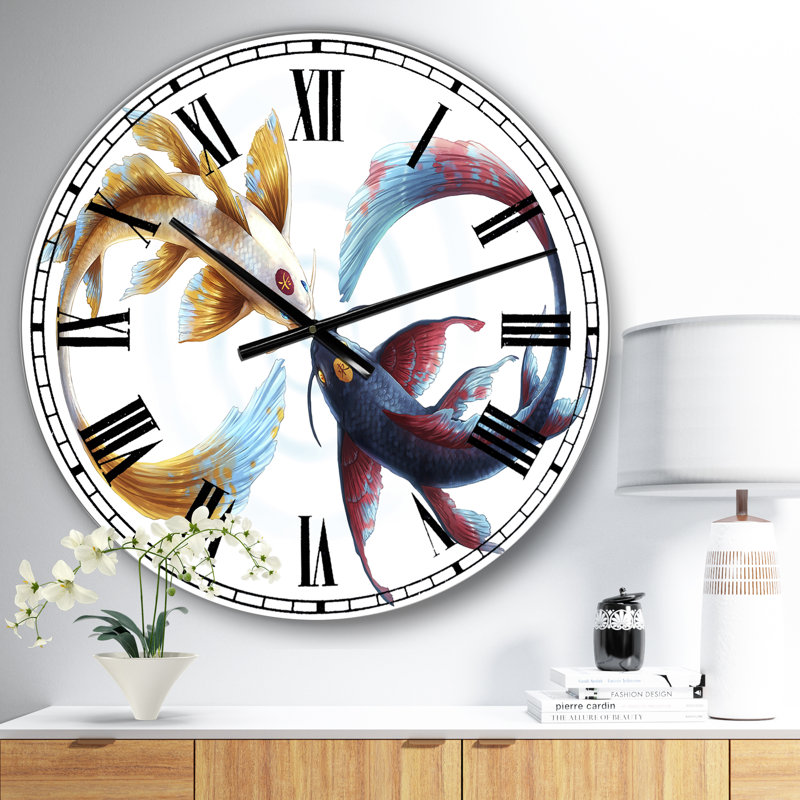 Horloge murale surdimensionnée nautique et côtière, Surdimensionné