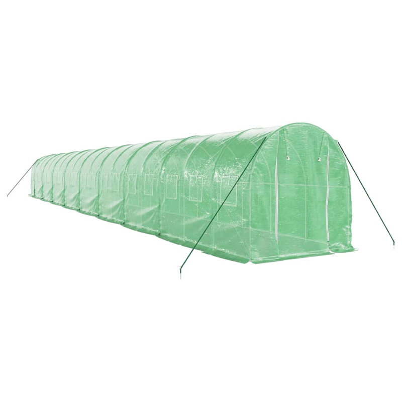 Bristyn Hobby Greenhouse, Green, 285cm H x 600cm W x 600cm D