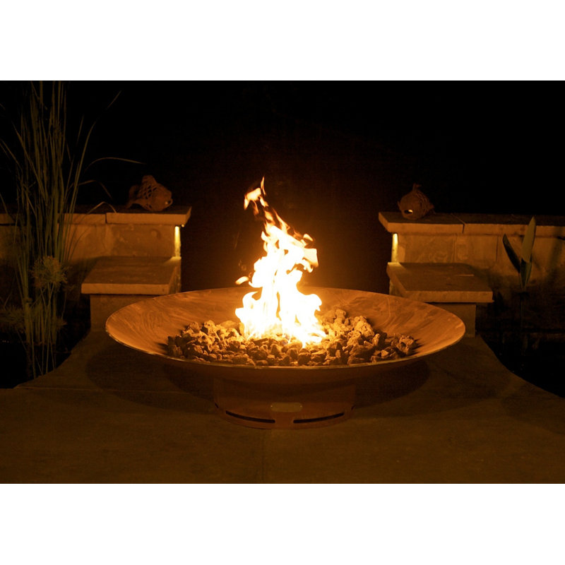 Asia Fire Pit, 72", Electronic, Liquid Propane