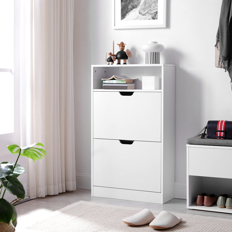 12 Pair Flip Down Shoe Storage