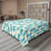 Ambesonne, drap plat floral pivoines, art botanique printanier