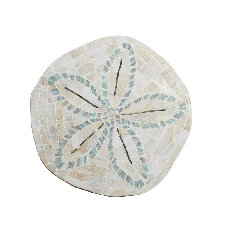Ocean Breeze Sand Dollar End Table
