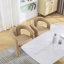 Ensemble de 2 fauteuils d'appoint / de salle à manger en tissu de velours de conception contemporaine-2041278808-2041278810