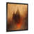 Cadre simple noir, bois massif