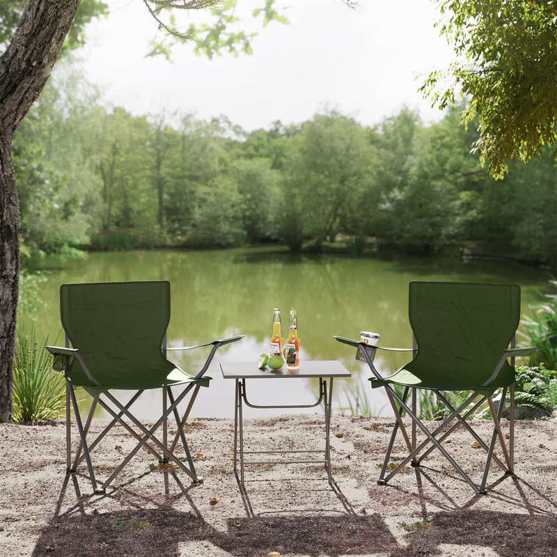 Akeya Folding Camping Chair, Green