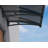 Palram - Canopia Aquila 10 ft. W x 3 ft. D Acrylic Galvanized Steel Convex Door Awning Gray/Solar Gray-16618797-131646396