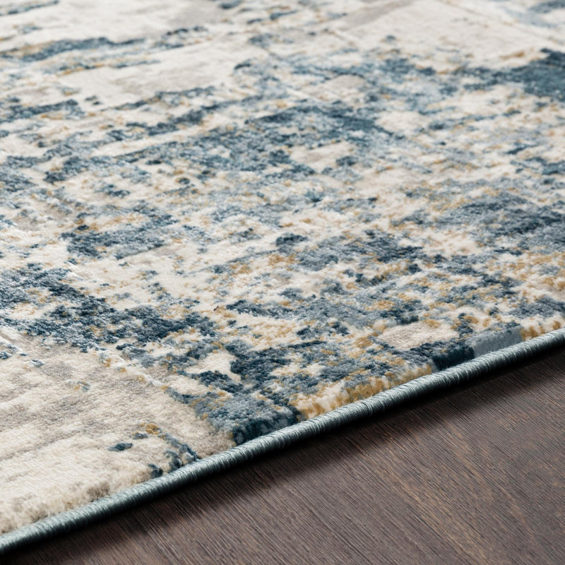 Hoekstra Abstract Indoor Rug, Rectangle 2' x 3'