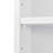 Multi-Functional Corner Cabinet Tall Bathroom Storage Cabinet with Two Doors and Adjustable Shelves, Open Shelf-284867517