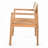 Outdoor Patio Acacia Wood Club Chair-714159677