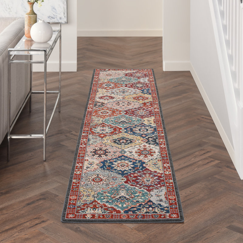 Tapis ivoire Briana, Tapis de couloir 2 pi 3 po x 10 pi