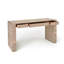 Sienna Writing Desk-Walnut/Bone