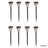 Brown Solar Powered Integrated LED Metal Pathway Light Pack