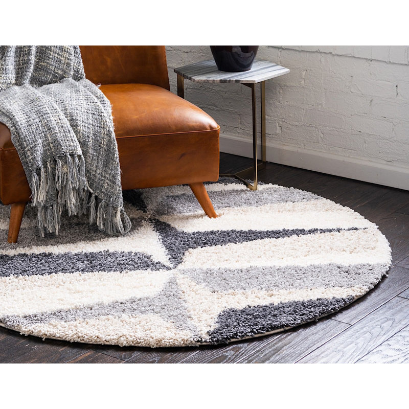 Fowkes Oriental Indoor Rug, Round 3'3"