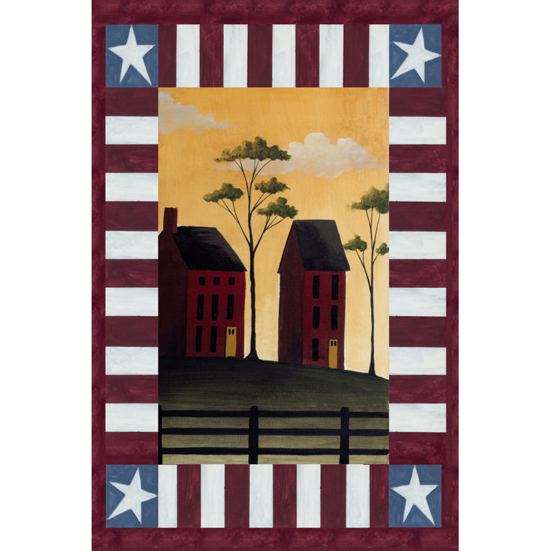 Americana Home - Wrapped Canvas Art Prints, 46cm H x 30cm W x 3.8cm D