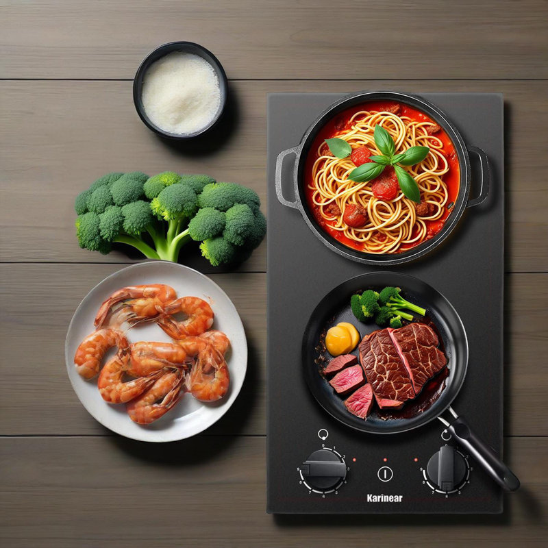 Table de cuisson à induction 2 brûleurs Karinear 3500W