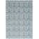 Nourison Washable Charm 2'2" x 8' Blue Ivory Modern Indoor Rug