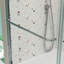 Bypass Shower Door, Sliding Door, With 1/4" Tempered Glass And Chromed Finish 4448"X70"
