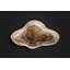Bol décoratif abstrait onyx en beige / brun