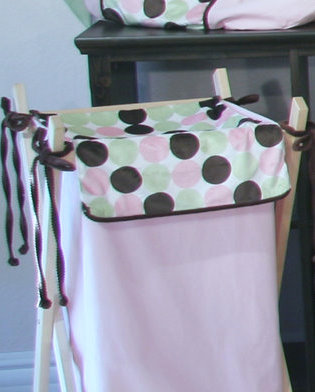 Minky Fabric Laundry Hamper