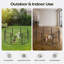 Parc pour chien d'intérieur, clôture pour chien 8 panneaux 32 po, parc pour chiots, enclos pour lapin, cage portative pour maison / véhicule récréatif / camping / jardin