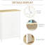Armoire blanche à deux portes avec tablettes réglables pour le salon, la chambre à coucher, 2 tablettes de rangement dans le couloir et différentes pièces