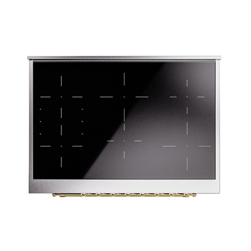ILVE Nostalgie II Noblesse 36 in Induction Range, Midnight Blue/Brass