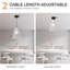 1 - Light Matte Black Caged Pendant-400256701