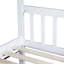 Lit superposé simple en bois d'hévéa avec tiroirs, convertible en deux lits simples, garde-corps de sécurité-599810106