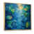 Toile avec cadre flottant or