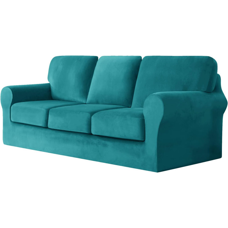 Outdoor Patio Sofa Cover, Blue, 26-35"