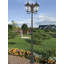 Lampadaire câblé à 3 lumières H 100 "Anguel (double) Anguel-22375525