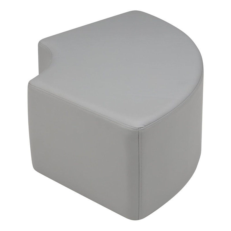 Repose-pieds rembourré Pro Series de 12 po de hauteur Pro Series, Gris