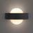 Modern LED Outdoor Wall Sconce, Dimmable Waterproof Glass Shade, 3000K