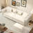 89" Pull-Out Sleeper Sofa Velvet Chesterfield Sofa Convertible Couch Bed-116937500
