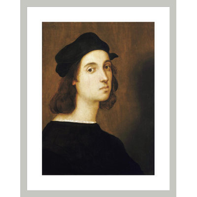 Autoportrait par Raphael - estampe numérique encadrée