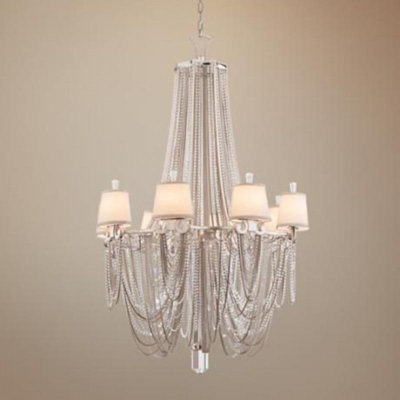 Lustre suspendu en acier inoxydable à 5 lumières