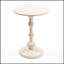 Table basse vintage en métal, table de bout ronde pour petits espaces, mobilier décoratif durable et élégant pour le salon ou la chambre à coucher