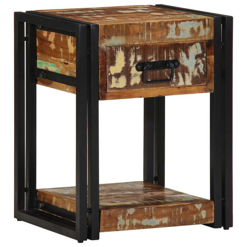 40cm W Solid Wood Bedside Table
