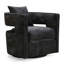 Kennedy Velvet Swivel Chair-607009871