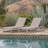 Outdoor Chaise Lounge Set Of 2 With Adjustable Aluminum Frame And Textilene Mesh Seating In Grey-631219863-631219862